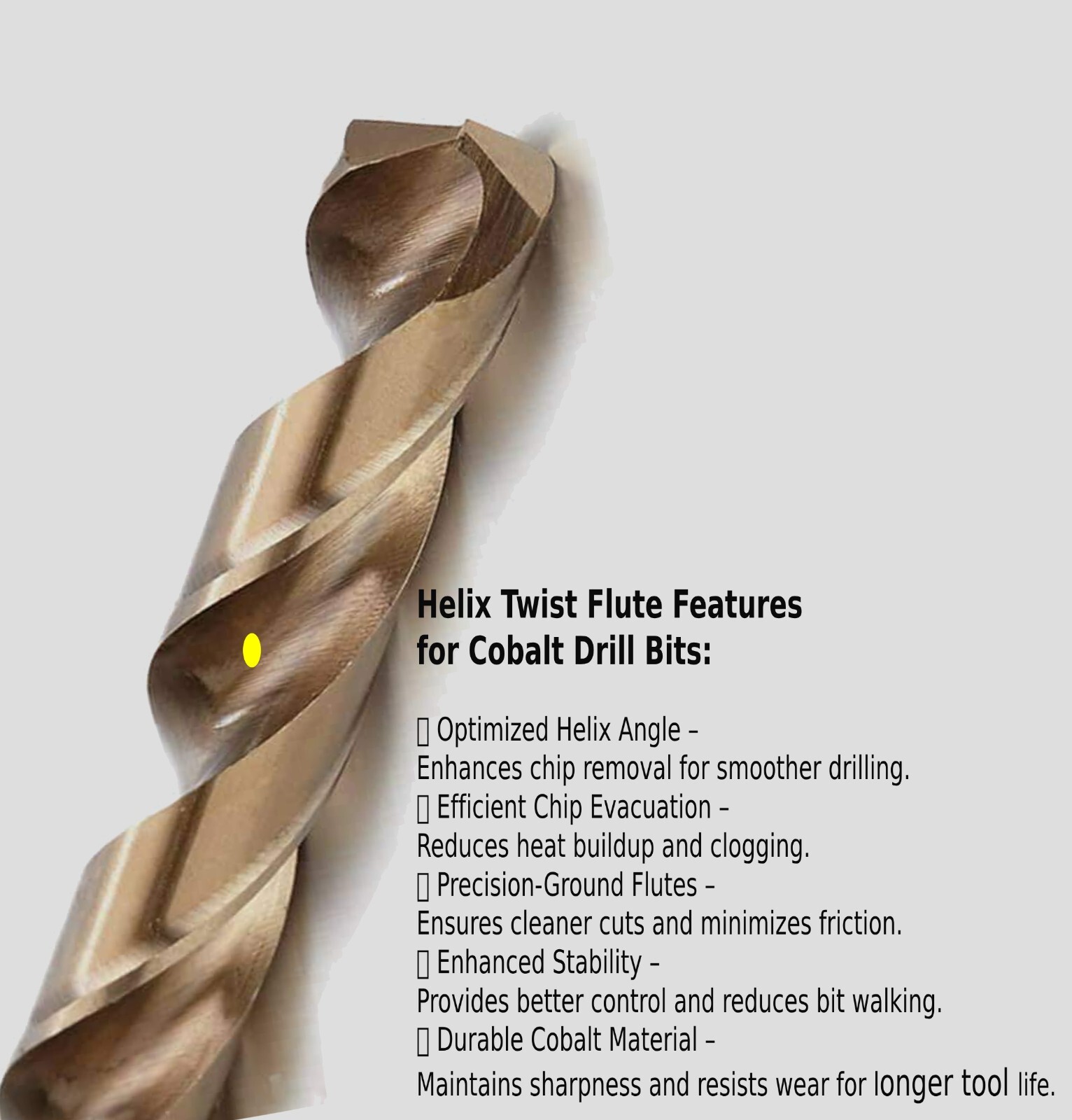 9mm M35 Cobalt HSS Drill Bit Kit (10 Pcs) – Heat-Resistant for Drilling Cast Iron & Tough Alloys - Image 3