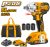 INGCO P20S 20V Cordless Brushless Impact Wrench Kit (2.0Ah, 2 Batteries, Charger & Accessories)